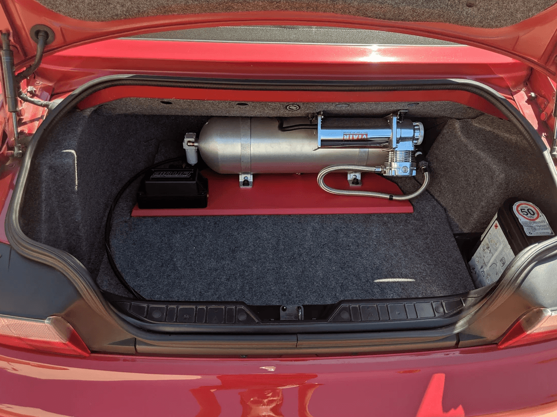 Polished classic car