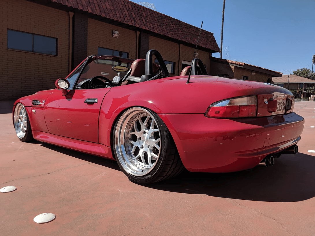 Polished classic car