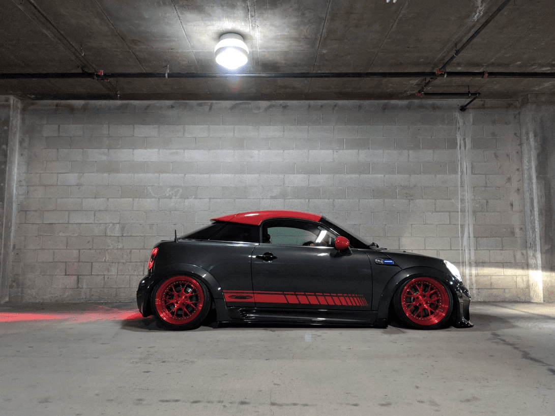 Polished classic car