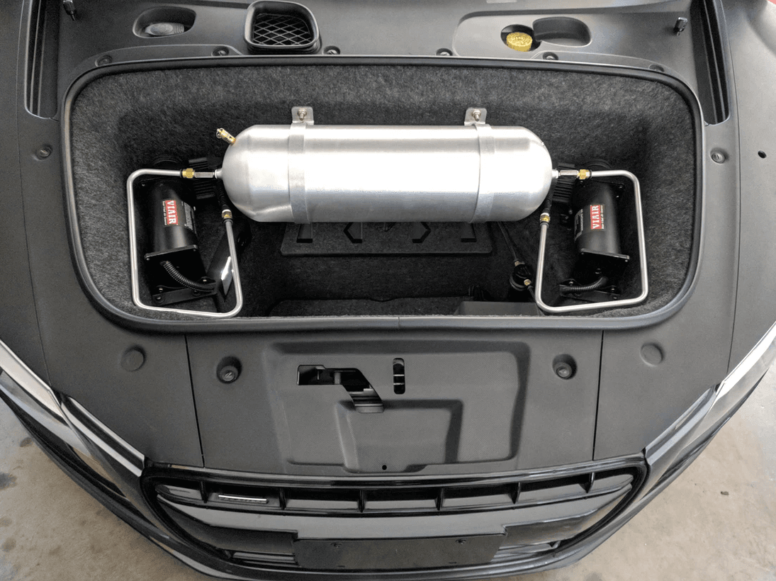 Coffee cup on a workbench