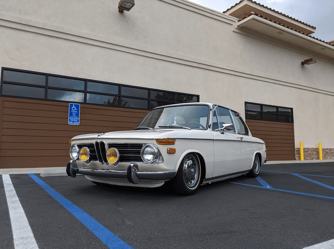 Polished classic car