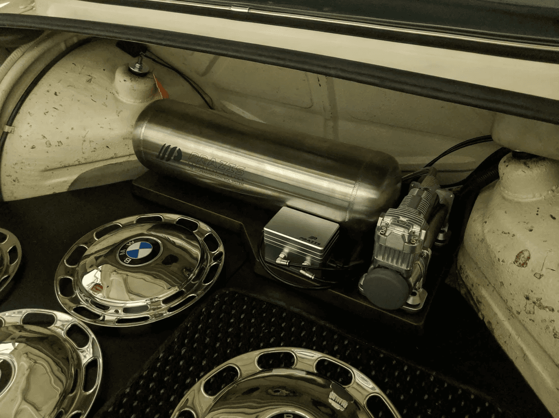 Polished classic car